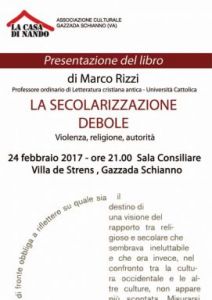 LA SECOLARIZZAZIONE DEBOLE