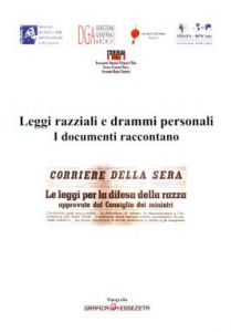 Leggi razziali e drammi personali